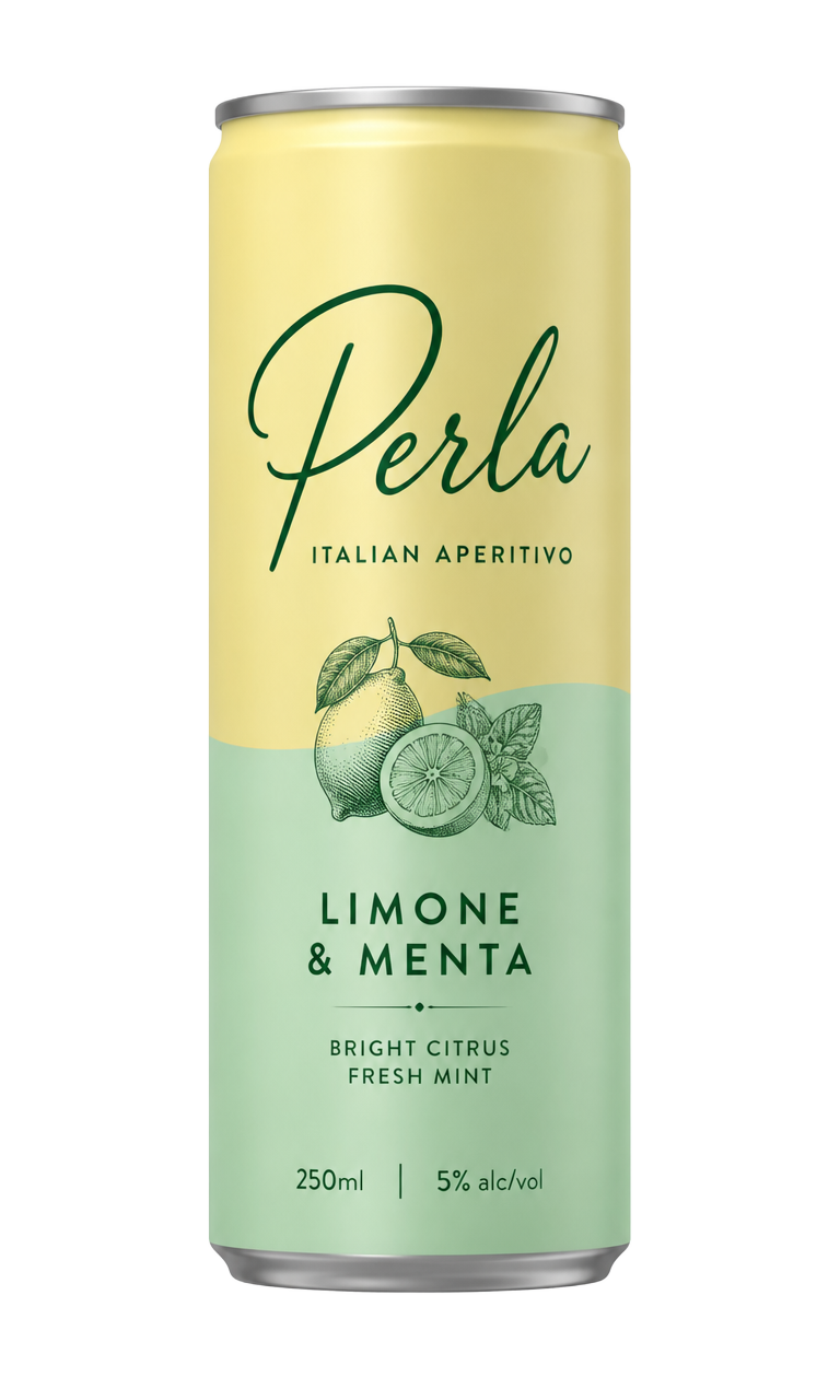 Aurello Lemon and Mint can rotating to show the full package