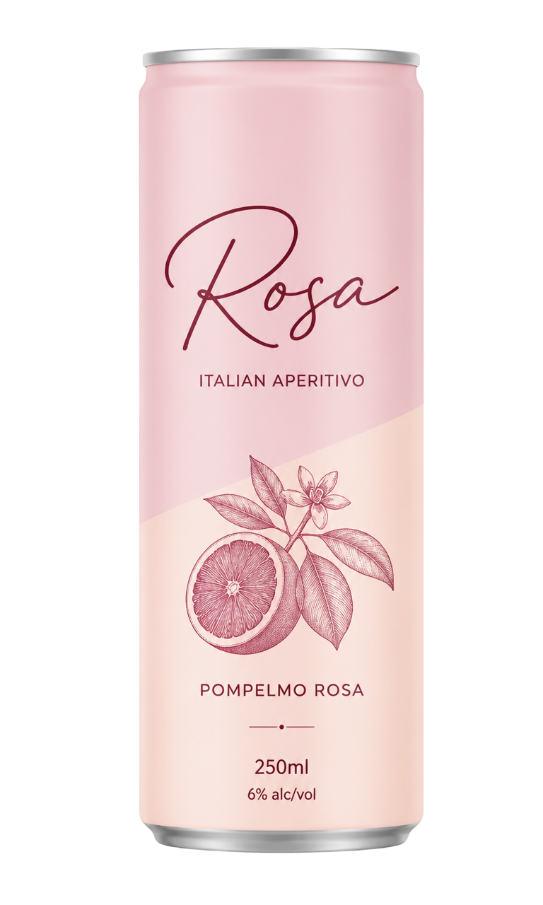 Aurello Pink Grapefruit can rotating to show the full package